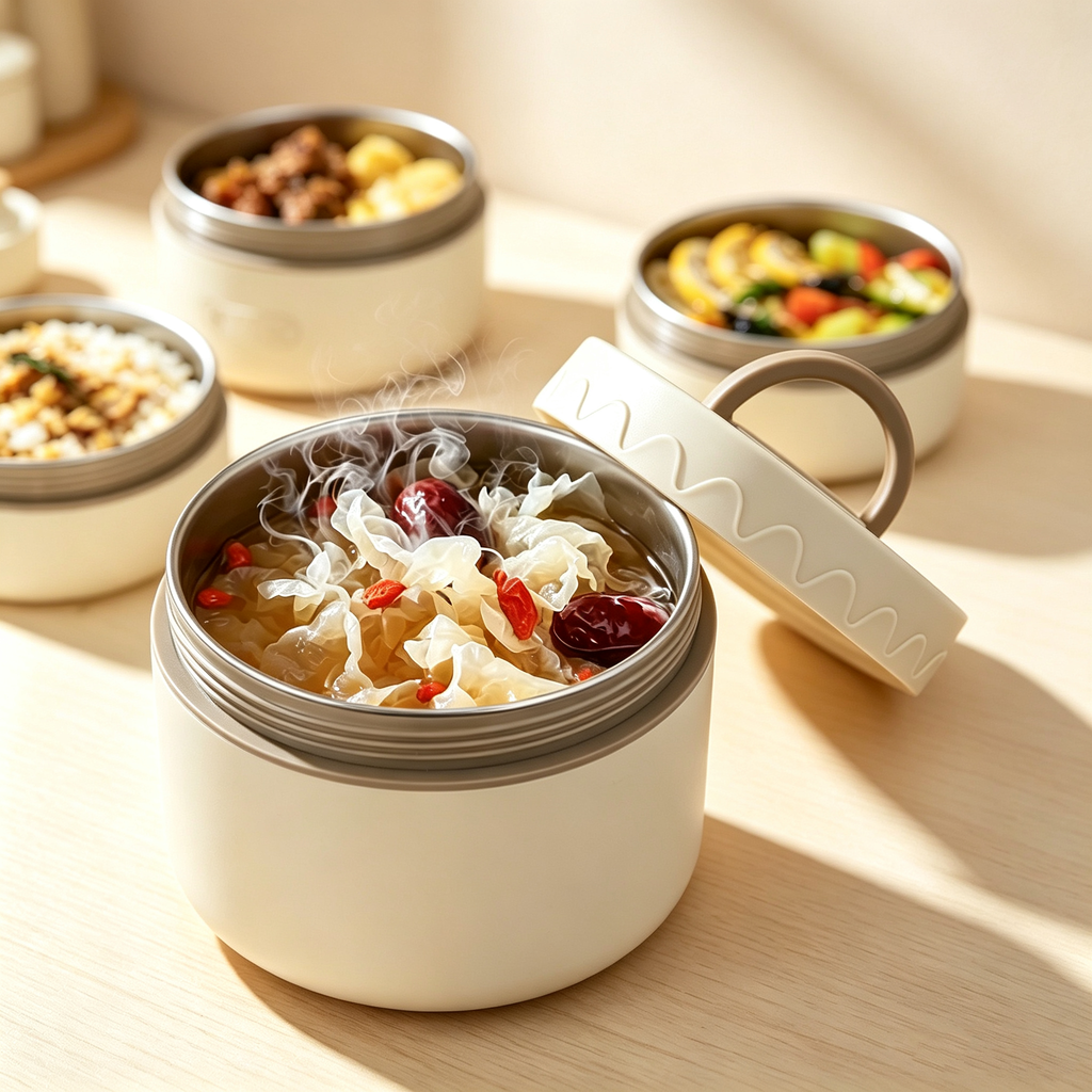 304 Stainless Steel Insulated Leakproof Stackable Bento Lunch Box