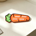 Cartoon Carrot Silicone Pot Lid Holder & Spoon Rest