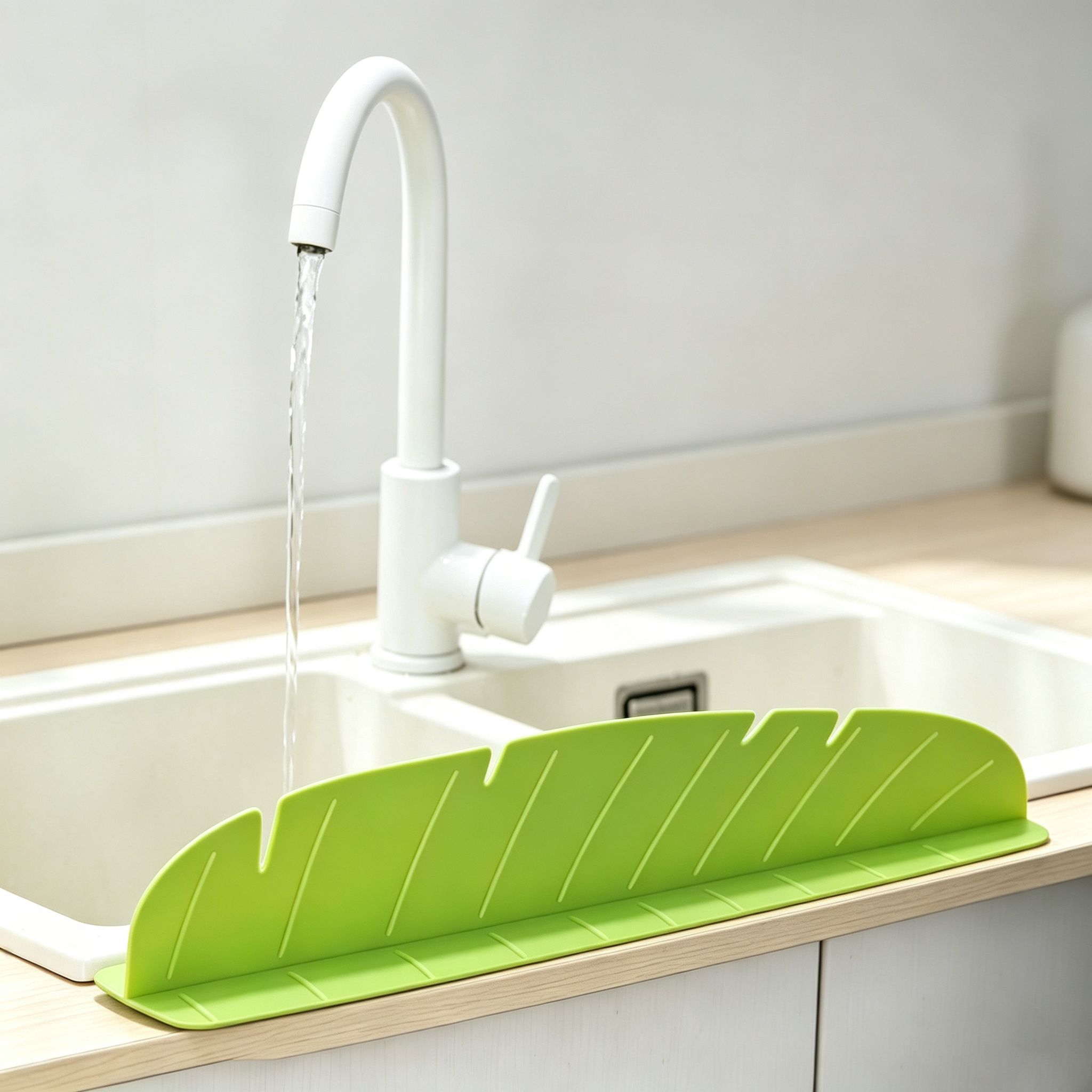 Removable Suction Cup Silicone Sink Splash Guard